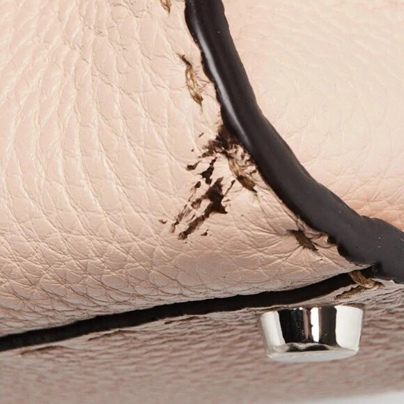 Fendi Beige Selleria Leather Peekaboo Bag 8BN302 - Picture 7 of 12